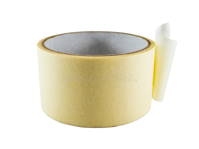 Yellow Masking Tape or Paper Masking Tape. Masking Tape Stock Photo Image of painters, crepe