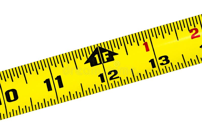 Yellow Measuring Tape stock image Yellow Measuring Tape stock image