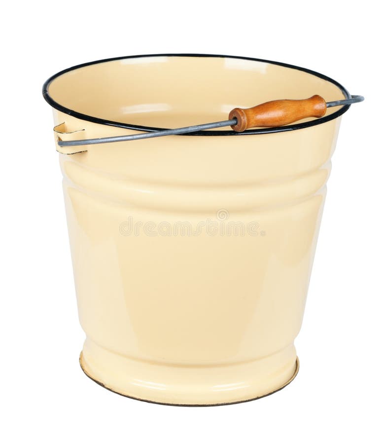 Enamel bucket stock photo. Image of background, bucketful 29835724
