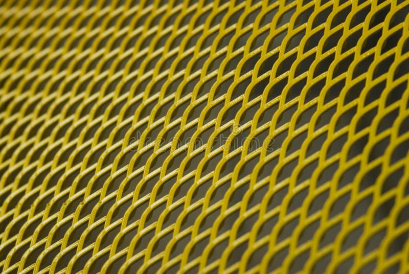 Yellow metal grid stock photo. Image of grid, steel, metal 5871344