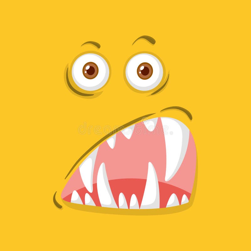 Download Yellow Monster Face Stock Illustrations 2 890 Yellow Monster Face Stock Illustrations Vectors Clipart Dreamstime PSD Mockup Templates