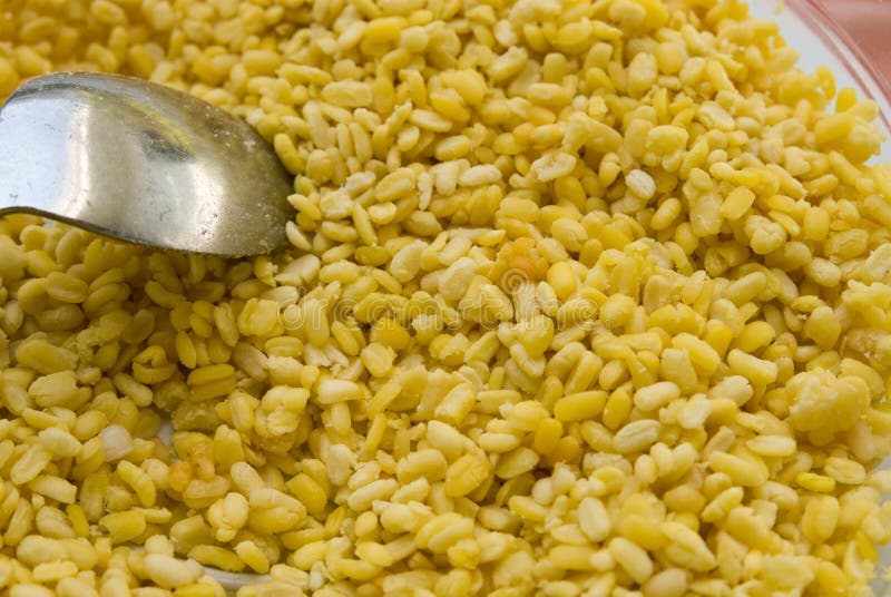 Yellow Moong Dal, Skinned and Split Mung Bean Stock Image Image of gram, nutrition 21844463