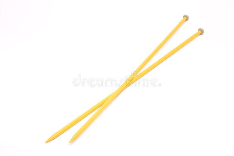 Yellow Needles stock photo