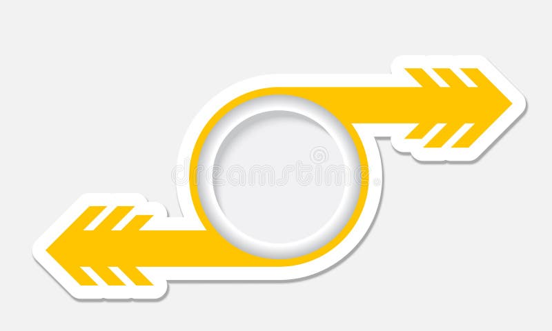 Yellow Object With Arrow Stock Vector Illustration Of Concept 33985320 Yellow Object With Arrow Stock Vector Illustration Of Concept 33985320