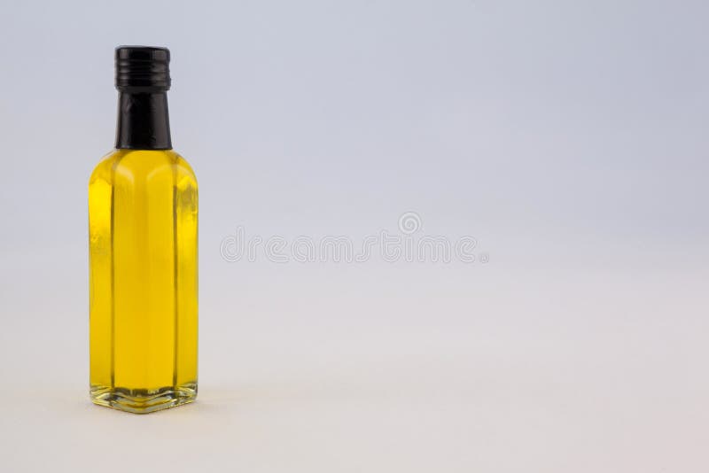 Yellow Oil Bottle Against Wall Stock Photo Image of foreground, life