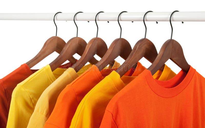Two shirts on a rack stock image. Image of business, blue - 2083025