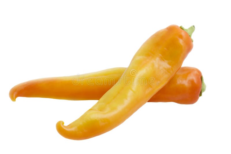 Yellow and orange peppers