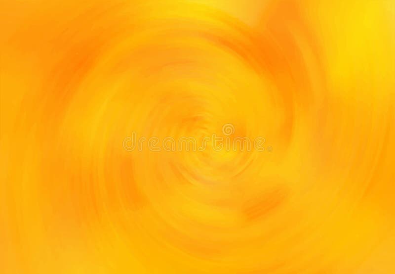 Yellow orange swirl blurred background