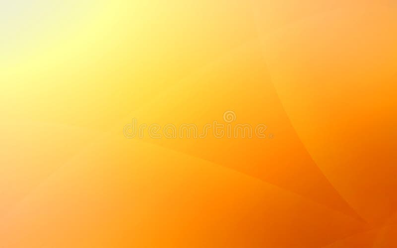 Yellow and Orange Unusual Background with Subtle Rays of Light Stock