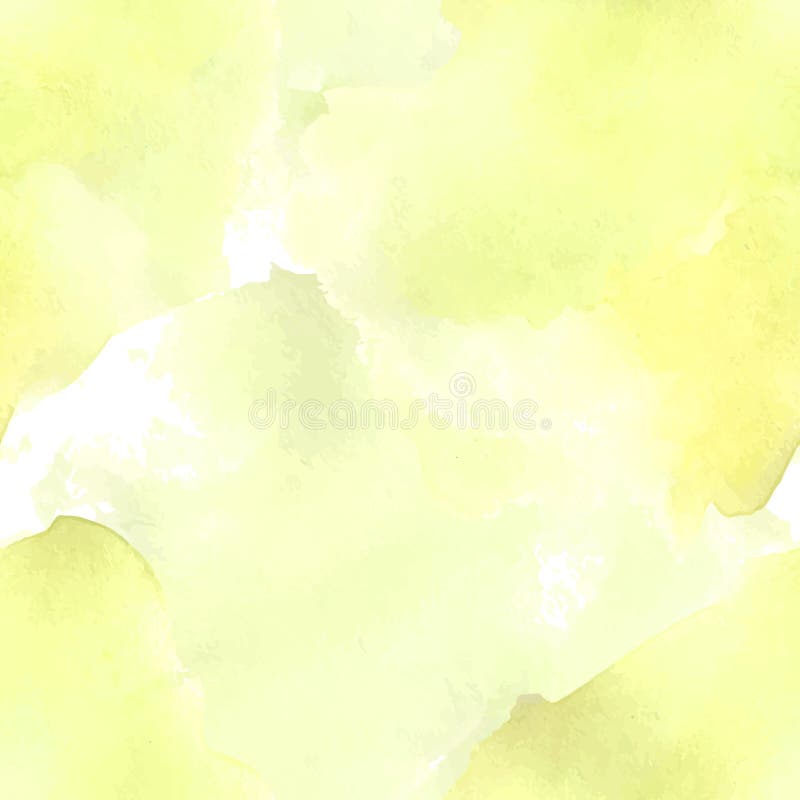 Yellow Pale Watercolor Seamless Stock Illustration Illustration of