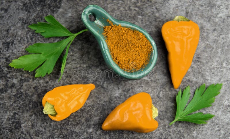 Download Yellow Paprika Powder Spice Stock Photo Image Of Orange Gourmet 138055252 Yellowimages Mockups