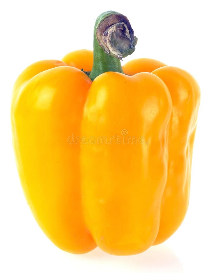 Yellow paprika stock photo. Image of yellow, plant, pepper 34138886