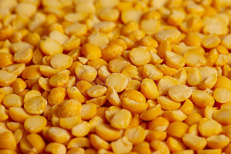 Yellow Peas Macro Photo. Peas As a Background Stock Photo Image of