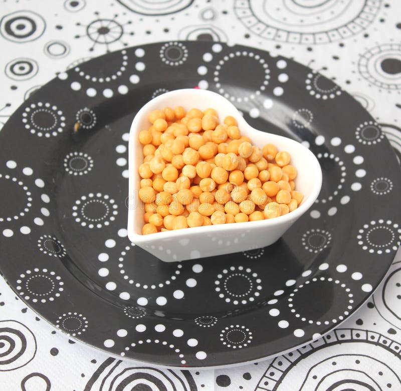 Yellow peas stock image. Image of vegetables, legumes 61942507