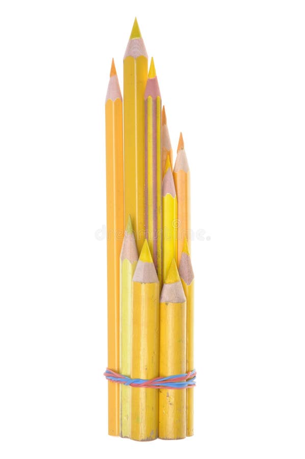 Yellow pencils stock photo. Image of office, education 61209312
