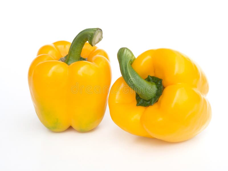 Yellow pepper stock image. Image of group, pepper, cauliflower 35190187
