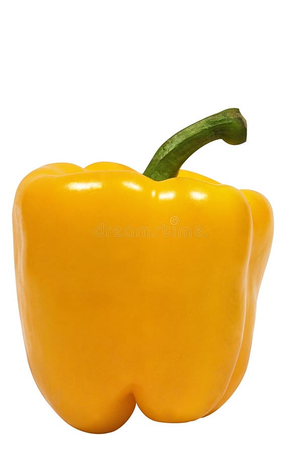 Yellow Pepper w/ Path (Side View)