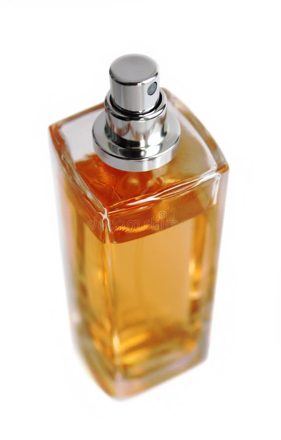 Yellow perfume bottle stock photo. Image of flavor, liquid 32494016
