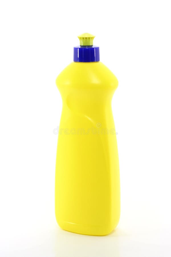 Yellow Plastic Bottle stock image. Image of chore, clean 1594577