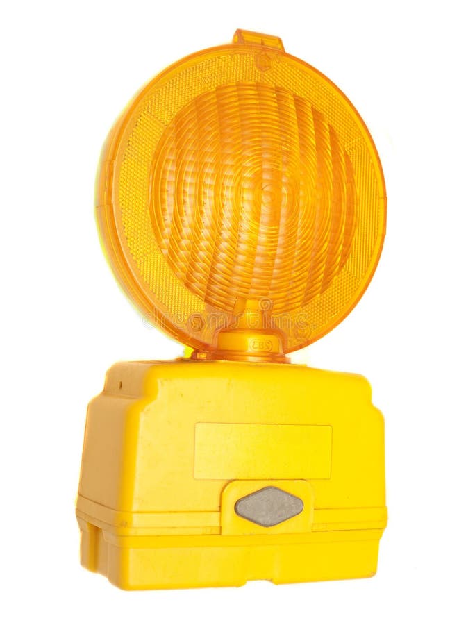 Portable flashing light stock photo. Image of isolated 255535258