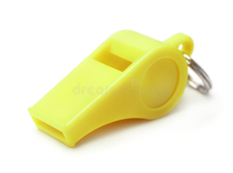 Yellow Whistle stock photo. Image of carnival, event 18451076