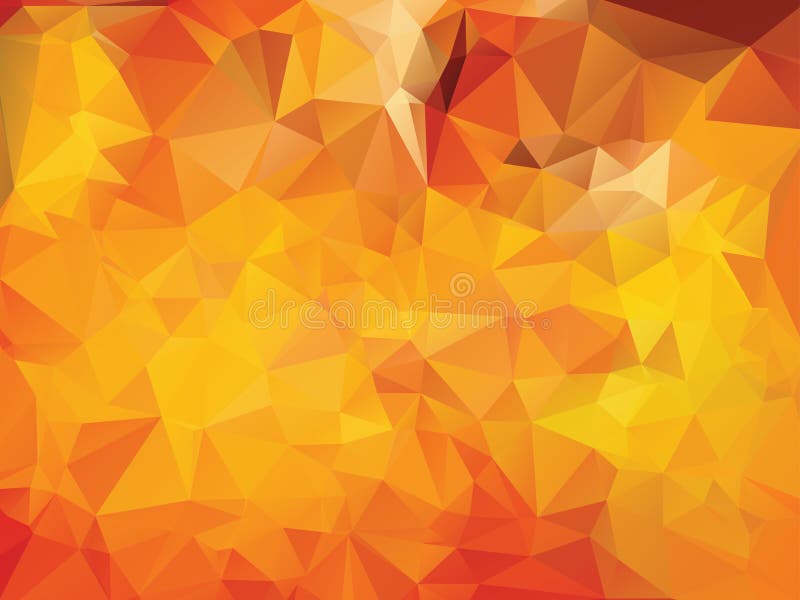 Yellow Polygonal Background