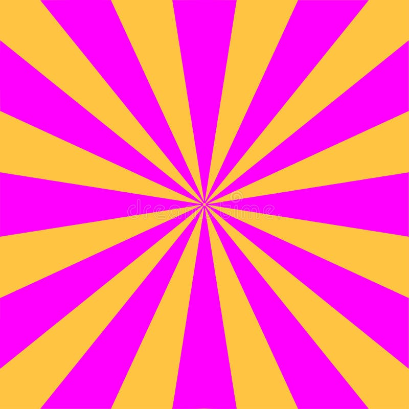 Yellow and Purple Sunburst Background. Pop Art. Stock Vector ...