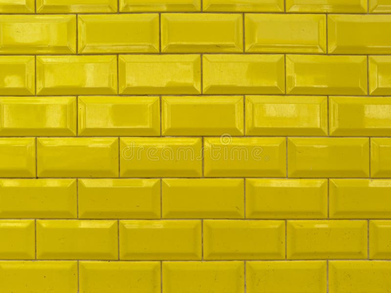 Yellow Rectangular Ceramic Tiles Stock Image Image of symmetric