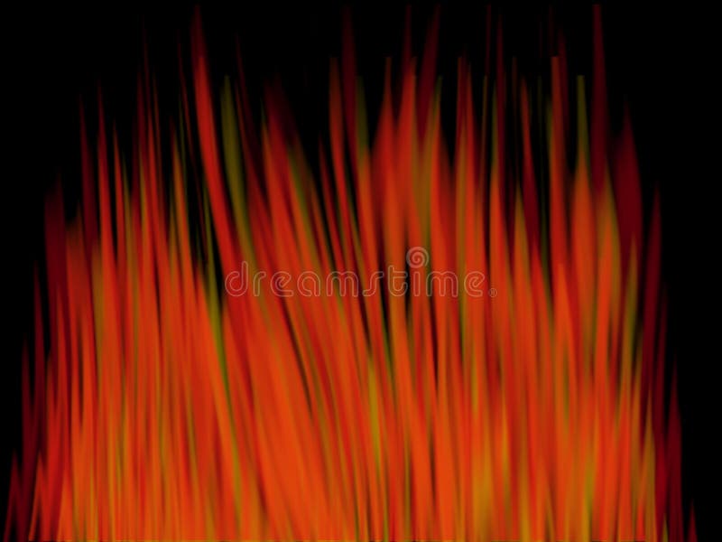 Yellow And Red Flames Combination Stock Image Image of black