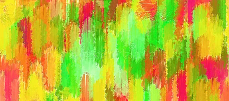 Yellow Red and Green Painting Stock Illustration Illustration of drawing, vibrant 77632562