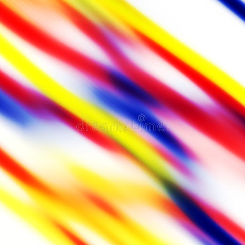 Yellow red white pink rainbow blurred fluid lines abstract bright vivid background royalty free illustration