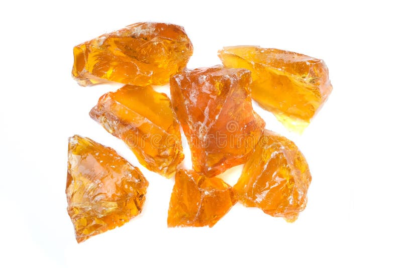 Yellow Resin from Natural Rubber Stock Photo Image of natural