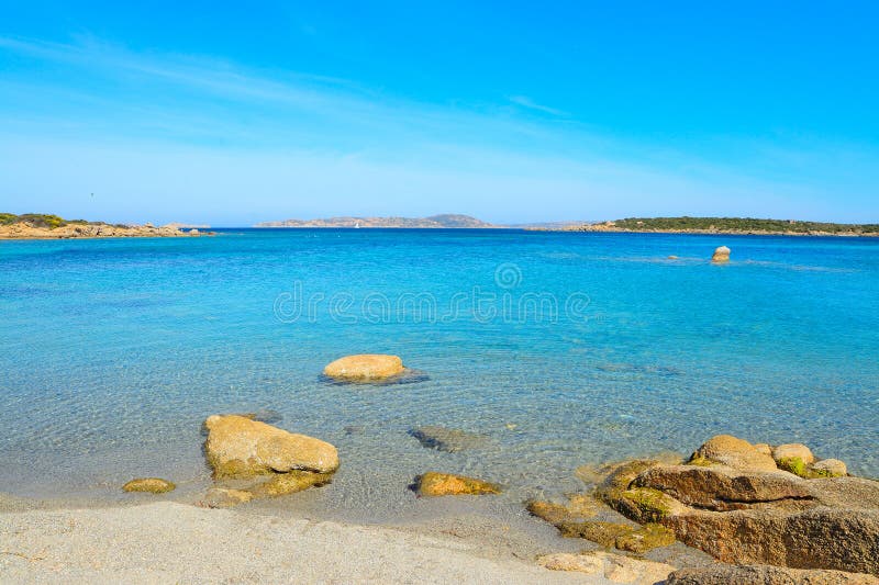 Yellow Rocks in Conca Verde Stock Image - Image of seashore, sardegna ...