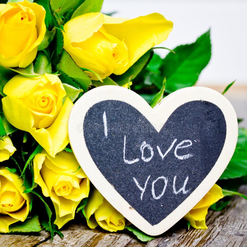 Yellow roses stock image. Image of romantic, roses, mommy 41805463