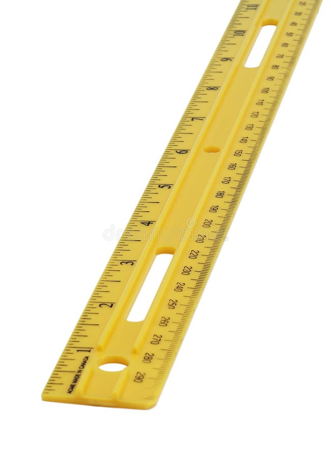 Yellow Ruler stock photo. Image of closeup, mathematics 1223620