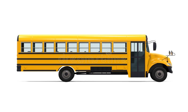 Yellow School Bus vector illustration