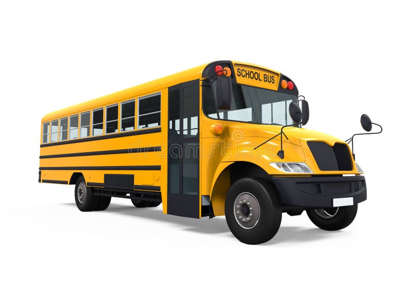 Yellow School Bus stock illustration
