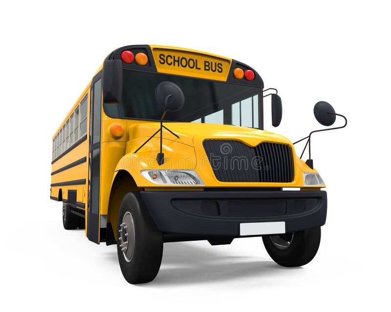 Yellow School Bus stock illustration