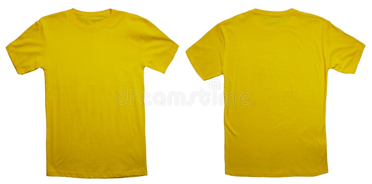 3,152 Yellow Shirt Template Stock Photos - Free & Royalty-Free Stock ...