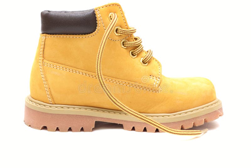 Yellow shoe stock image. Image of fashion, clothing, single - 7376021