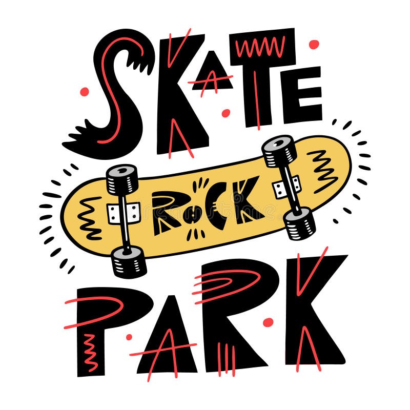 Skateboard Vector Illustration Stock Vector - Illustration of fire ...