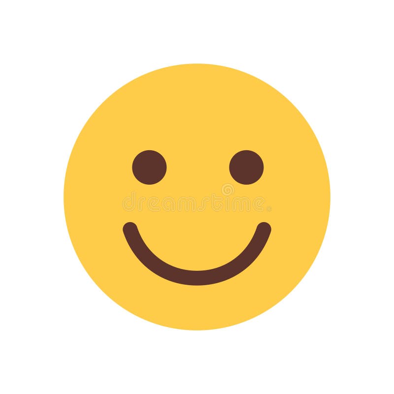 Yellow Smiling Cartoon Face Emoji People Emotion Icon Stock Vector ...