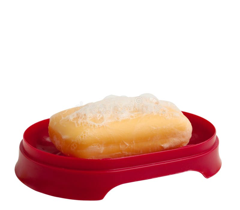 Yellow soap royalty free stock images