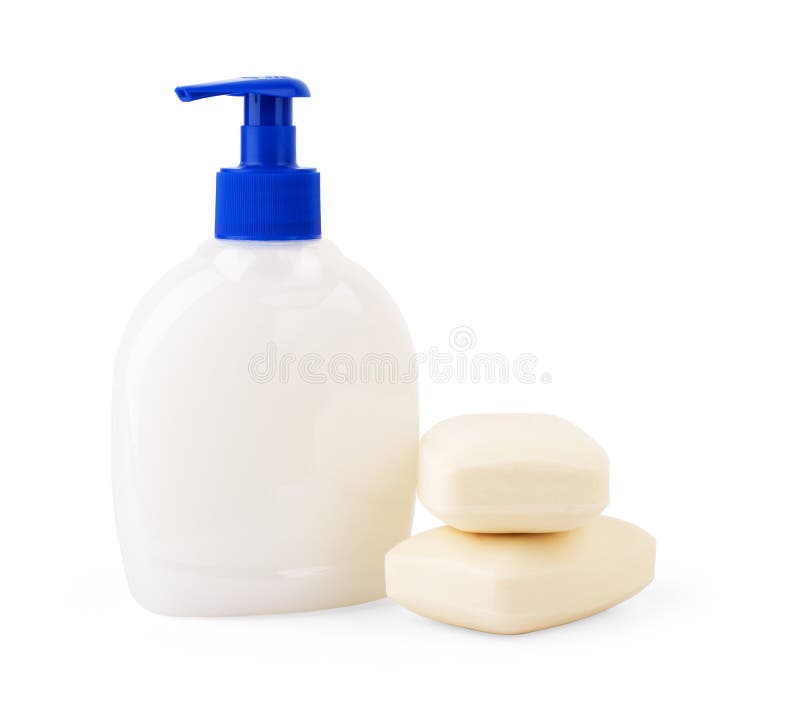 Yellow soap bubble of isolation on a white background stock images