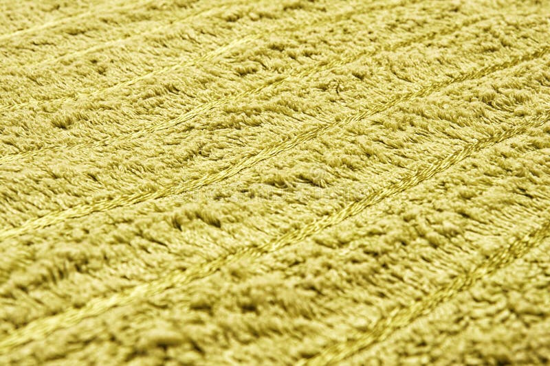 Yellow soft carpet textile texture with visible lines royalty free stock image