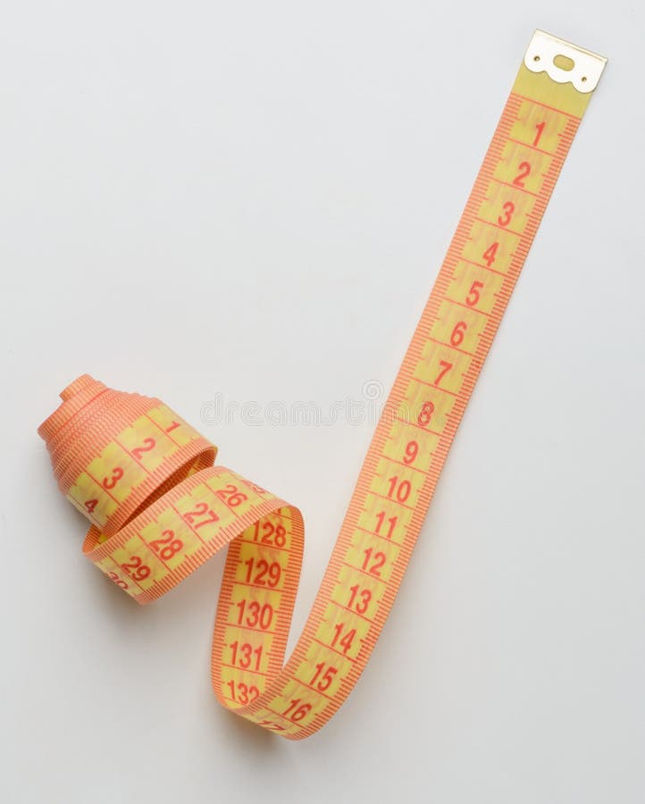 Yellow soft measuring tape stock photo. Image of control 137926316