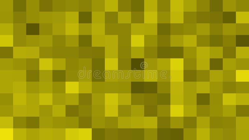 Yellow square background. Abstract motion mosaic backdrop royalty free illustration