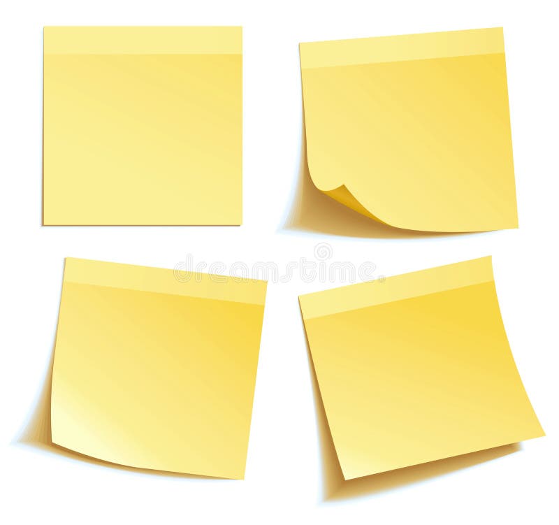 Sticky Notes Stock Illustrations – 9,762 Sticky Notes Stock Illustrations,  Vectors & Clipart - Dreamstime