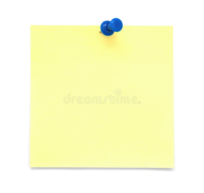 Yellow sticky note