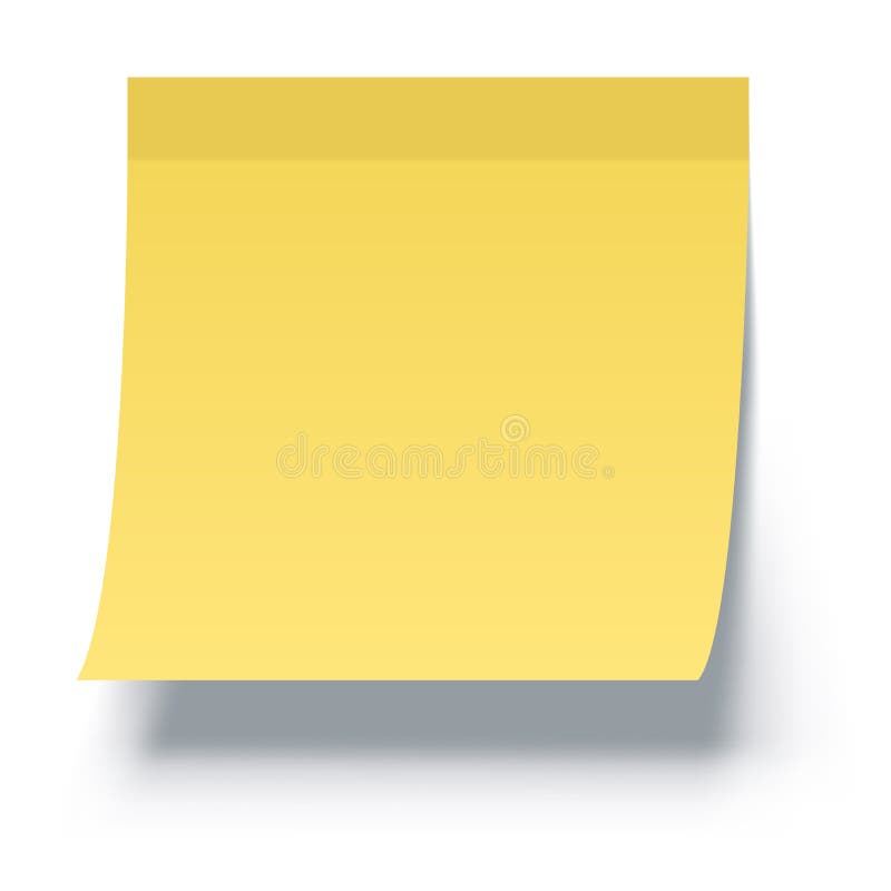 Sticky notes on white Royalty Free Vector Image